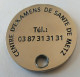 Jeton De Caddie - CENTRE D'EXAMENS DE SANTE DE METZ - En Métal - (1) - - Trolley Token/Shopping Trolley Chip