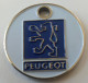 Jeton De Caddie - Automobiles - PEUGEOT - G.G.G. NIMES - En Métal - Neuf - - Trolley Token/Shopping Trolley Chip