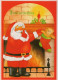 SANTA CLAUS CHRISTMAS Holidays Vintage Postcard CPSM #PAK150.GB - Santa Claus