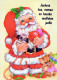 SANTA CLAUS CHRISTMAS Holidays Vintage Postcard CPSM #PAJ590.GB - Santa Claus