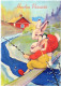 PASCUA CONEJO Vintage Tarjeta Postal CPSM #PBO540.ES - Ostern