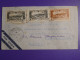 DN6 GUYANNE FRANCAISE BELLE  LETTRE  RARE DESTINATION  1936  A CASABLANCA MAROC + +VIGNETTE + AFFRANCH. INTERESSANT+++ - Cartas & Documentos