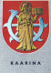 HOLY CARINA FINLANDIA KAARINA COAT OF ARMS HOLY CARINA Vintage Cartolina CPSM #PBQ250.IT - Santos