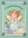 ANGELO Natale Vintage Cartolina CPSM #PBP610.IT - Engel