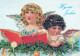 ANGELO Buon Anno Natale Vintage Cartolina CPSM #PAH064.IT - Engel