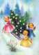 ANGELO Buon Anno Natale Vintage Cartolina CPSM #PAG941.IT - Engel