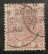 GB45 Victoria 2 1/2 Rose Carminé Globe YT 56 Planche 7 Oblitéré - Used Stamps