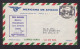 Mexico: FFC First Flight Cover To USA, 1966, 1 Stamp, Visit Kennedy, CMA Mexicana Airlines, Dallas (minor Discolouring) - Mexique