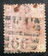 GB48 Victoria 2 1/2 Rose Carminé Globe YT 56 Planche 12 Oblitéré Taches - Gebraucht