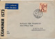 COVER 41  WWII - OPENED BY EXAMINER  - BASEL GOLDSCHMIDT - ROTHSCHILD  TO BARONESS L.WANGENHEIM  OXFORD    2 SCANS - Cartas & Documentos