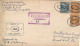 COVER 1942 WWII - REGISTERED - PASSED BY ARMY EXAMINER   TO DRIPEL HILL PA - Cartas & Documentos