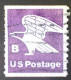 United States, Scott #1820, Used(o), 1981, Rate Change "B" Eagle , (18¢), Violet - Usados