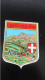 Blason Autocollant Double Face Crest-Voland Suisse - Autocollants