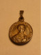 Saint Louis Marie De Monfort P.P.N, Médaille En Métal Argenté, Relique, Morceau D étoffe, Médaille Religieuse. - Sonstige & Ohne Zuordnung