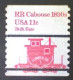 United States, Scott #1905a, Used(o), 1984 Coil, Transportation Series: Caboose Of 1890s, 11¢, Red - Gebraucht