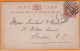 G.B.  Entier CPA   Half Penny   De  LONDON   Le  13 Aout 1886 - Stamped Stationery, Airletters & Aerogrammes