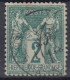 TIMBRE FRANCE TYPE SAGE 2c N° 62 OBLITERATION LEGERE - BON CENTRAGE - COTE 340 € - 1876-1878 Sage (Type I)