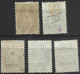 1909 - 1910 : Bureaux Russes Du Levant :  6 Timbres De  MONT ATHOS - Levant