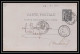 115029 Carte Postale Entier Postal Stationery Bouches Du Rhone Sage 10c Marseille Type A2 Pour Orange 1879 Vaucluse - Standard Postcards & Stamped On Demand (before 1995)