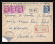 114693 Lettre Recommandé Provisoire Cover Bouches Du Rhone Rognonas Gandon 35f Affranchissement Compose 1948 - Tijdelijke Stempels