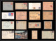 116050 Lot De 13 Lettres Cover Bouches Du Rhone Marseille National Dont Recommandé Carte Postale (postcard) - Collections