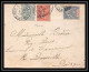 115225 Devant De Lettre Cover Bouches Du Rhone Marseille Affranchissement Mixte Compose Guinée 1906 - Cartas & Documentos
