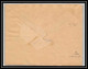 115102 Lettre Recommandé Provisoire Cover Bouches Du Rhone N°718a X3 Bande Gandon Marseille A4 1947 - Temporary Postmarks