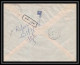 116464 Lettre Recommandé Provisoire Cover Bouches Du Rhone N°719b Gandon Marseille A7 Avenue Du Prado 1948 - Temporary Postmarks