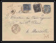 Lettre-113260 Bouches Du Rhone Entier Postal Stationery Sage 15c + Complement Recommandé Tarascon Cachet De Cire 1887 - Standard Covers & Stamped On Demand (before 1995)