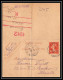Lettre-113145 Bouches Du Rhone Carte Lettre Entier Postal Semeuse 10c Rouge Septèmes Pour Marseille 1912 - Kartenbriefe