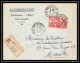 Lettre-112514 Bouches Du Rhone Poste Aerienne Pa N°17 Iris Recommandé Mollégès Pour Marseille 17/8/1949 - 1960-.... Briefe & Dokumente