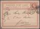 G.B.  Entier CPA     One Penny   De  SHEFFIELD  Le   30 Oct 1879 Pour PARIS - Luftpost & Aerogramme