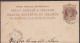 G.B.  Entier CPA     One Penny   De  LONDON   Le 31 Mars 1881  Avec Ambulant  CALAIS à  PARIS - Material Postal