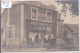 CORBIGNY- CARTE-PHOTO- RESTAURANT- LE PERSONNEL DEVANT L ETABLISSEMENT- TOP- RARE - Corbigny