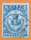 Chine 1929 Tchiang Kai-Shek 10 Bleu - 1912-1949 Repubblica
