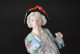 Delcampe - Grande Statuette De Gentilhomme Portant Une Lettre En Porcelaine Polychrome XIXè Allemande Genre Saxe Marqué 23 Cm - Sonstige & Ohne Zuordnung