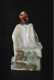 Petite Statuette En Porcelaine XIXè Vieil Andenne Vieux Bruxelles Paris Soldat Orient Fez Oriental Porte Encens Plume - Otros & Sin Clasificación