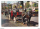 75 PARIS N°665 Rond Point Des Champs Elysées Les Fiacres Cheval Cocher BUS Ancien Citroën DS Simca Chambord VOIR DOS - Champs-Elysées