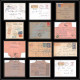 107521 Lot De 10 Lettres Cover Bouches Du Rhone Recommandé Avis De Reception Marseille Saint Loup - Collections