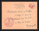 108520 Lettre Cover Bouches Du Rhone Commandant D'armes Marseille Saint Ferréol Flamme Le Port De 27 Kms De Quais - Militärstempel Ab 1900 (ausser Kriegszeiten)