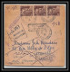 108165 Lettre Recommandé Provisoire Bouches Du Rhone N°715 Gandon X3 1946 Marseille Saint Ferréol - Bolli Provvisori