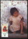 Mk UN Vienna (UNO) Maximum Card 1985 MiNr 54 | UNICEF. Child Survival Campaign. Mother And Baby #max-0024 - Cartes-maximum