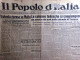 Il Popolo D'Italia Del 21 Ottobre 1942 WW2 Malta Colonne Tedesche Isole Salomone - Other & Unclassified