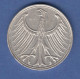 Bundesrepublik Kursmünze 5 Mark Silber-Adler 1961 J - Other & Unclassified