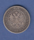 Finnland Silber-Kursmünze 1 MARKKA Aus Dem Jahr 1866 - Finlandia