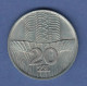 Polen / Polska Gedenkmünze 20 Zloty FAO Getreidefeld Vor Hochhaus Jahr 1973  - Poland