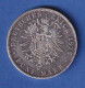 Dt. Kaiserreich Bayern Silbermünze Ludwig II. 5 Mark 1876 D Ss-vz - Autres & Non Classés