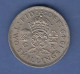 Münze Großbritannien 1949 Two Shillings Georg VI.  - Otros & Sin Clasificación