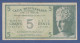 Banknote Italien 1941 Cassa Mediterranea Di Credito Per La Grecia Zu 5 Dracme - Altri & Non Classificati