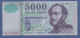 Banknote Ungarn 5000 Forint Graf Szechenyi Istvan 2005  # BA5204681 Kfr. - Autres - Europe